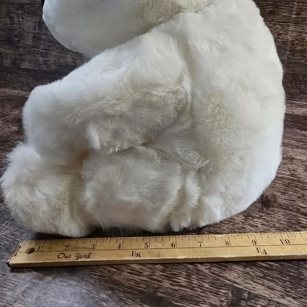 CHRISHA Playful Plush Polar Bear‎ Kids 12in White Excellent Soft Stuffed Animal